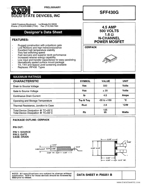 SFF430G