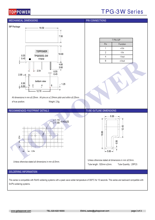 TPG4812S-3W