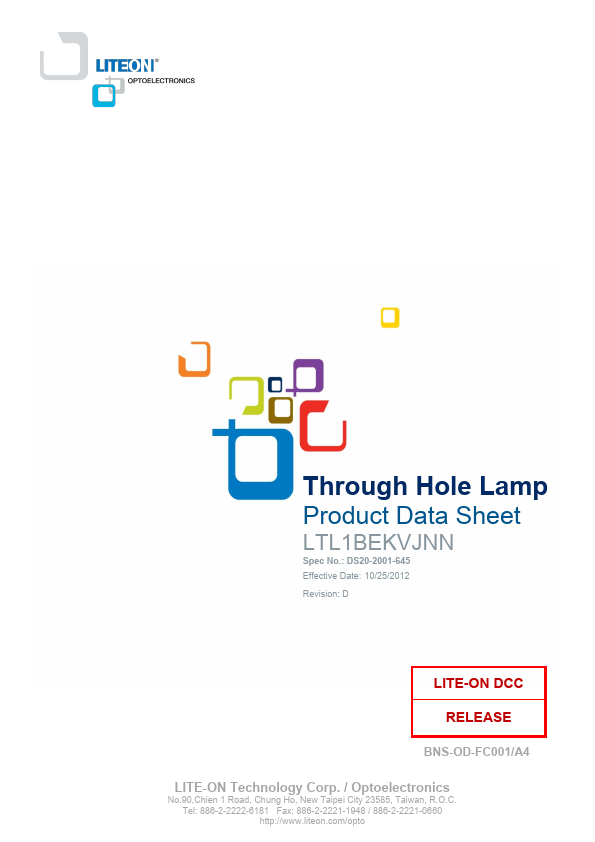 LTL1BEKVJNN Datasheet Preview
