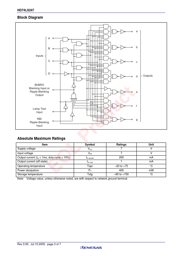 HD74LS247P