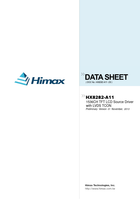 HX8282-A11 Datasheet Preview