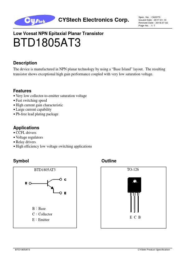 BTD1805AT3