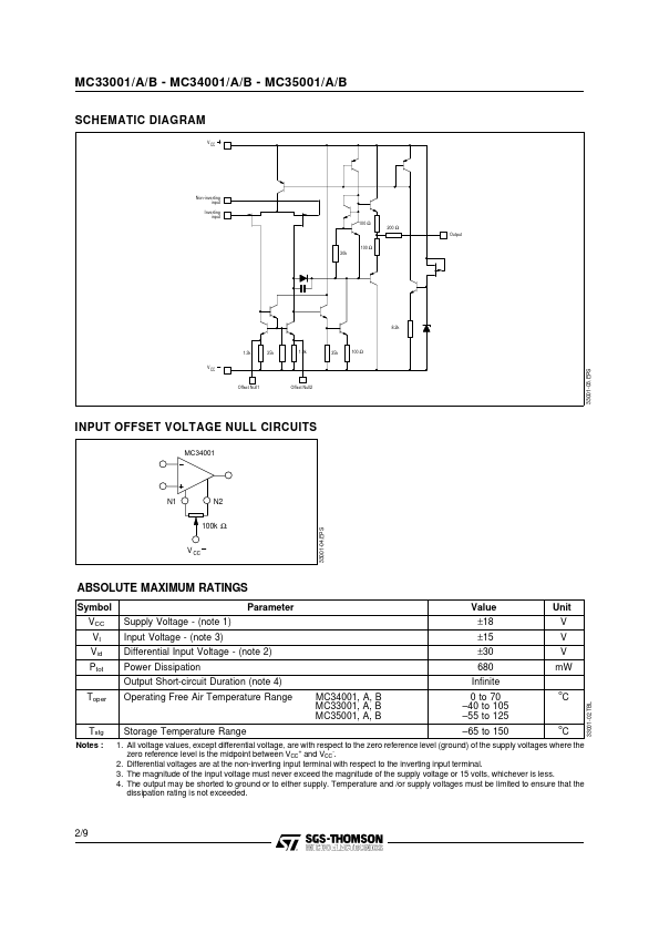 MC33001B