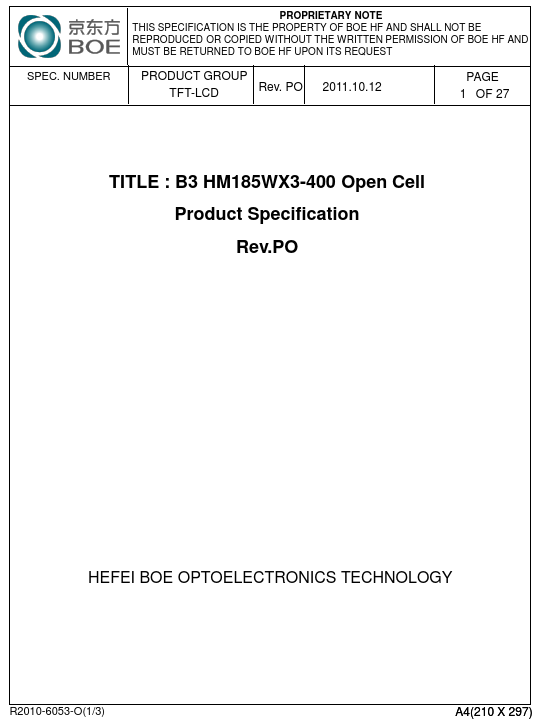 HM185WX3-400