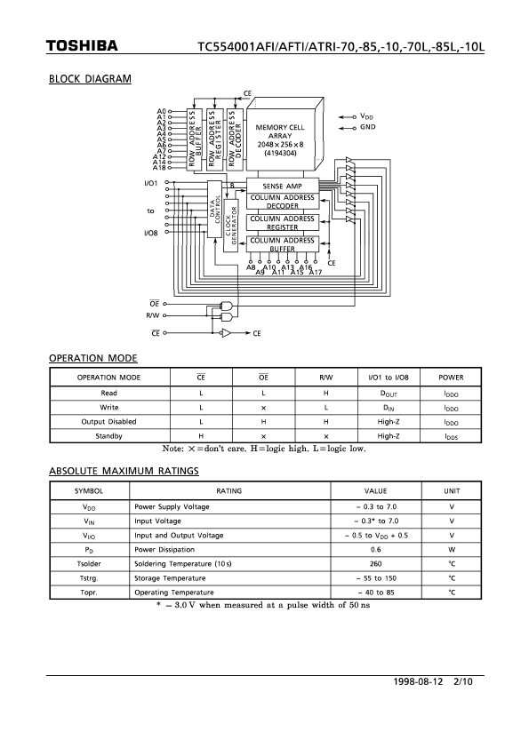 TC554001AFTI-70