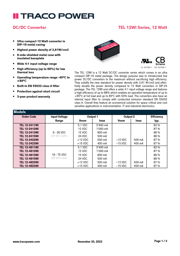 TEL12-2412WI