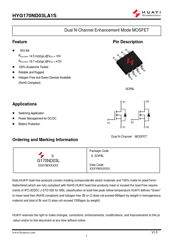 HYG170ND03LA1S Datasheet Preview