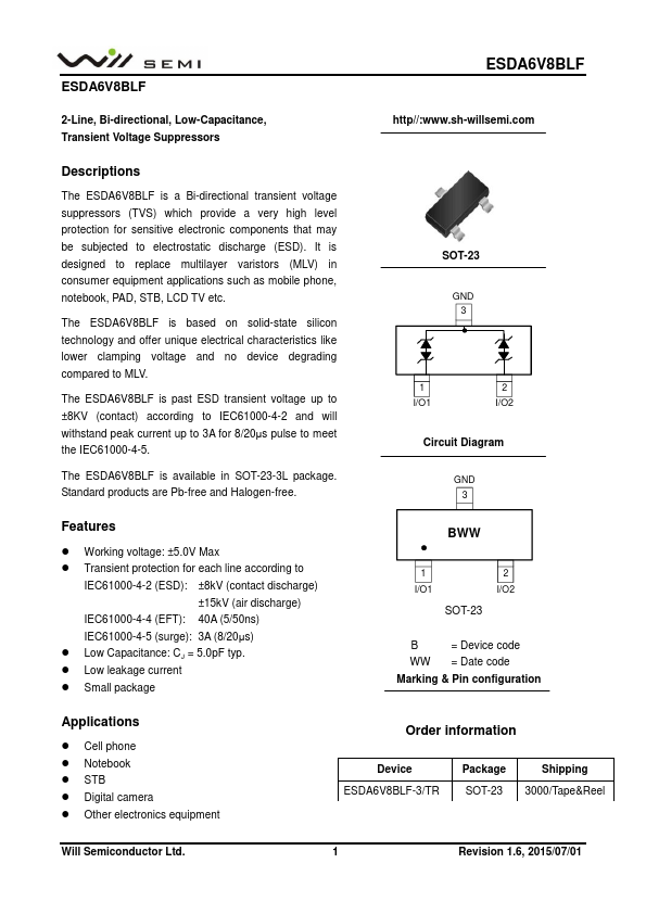 ESDA6V8BLF