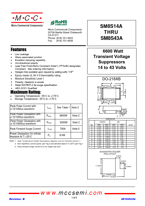 SM8S26A