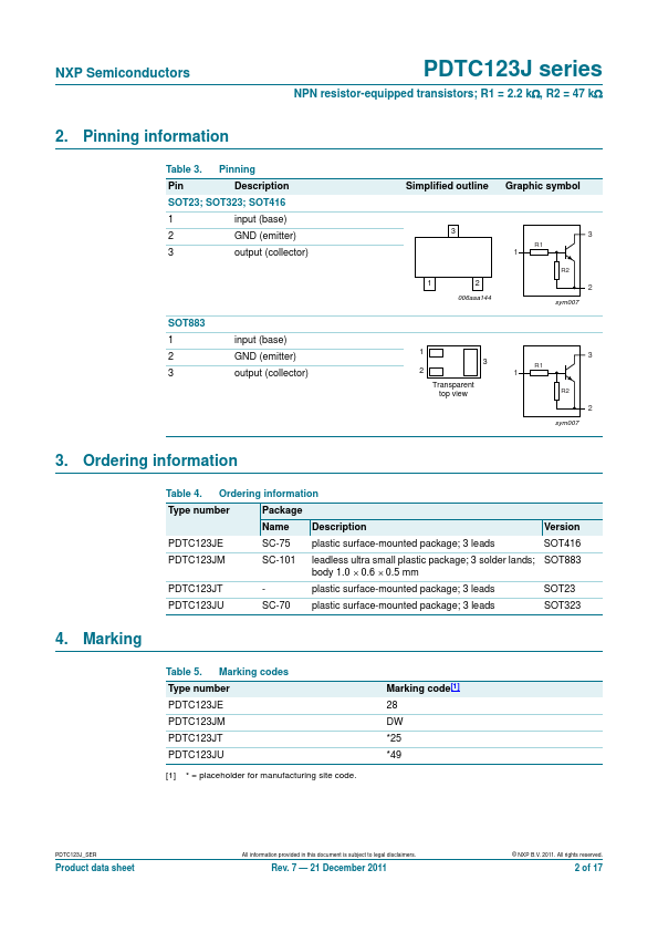 PDTC123JM