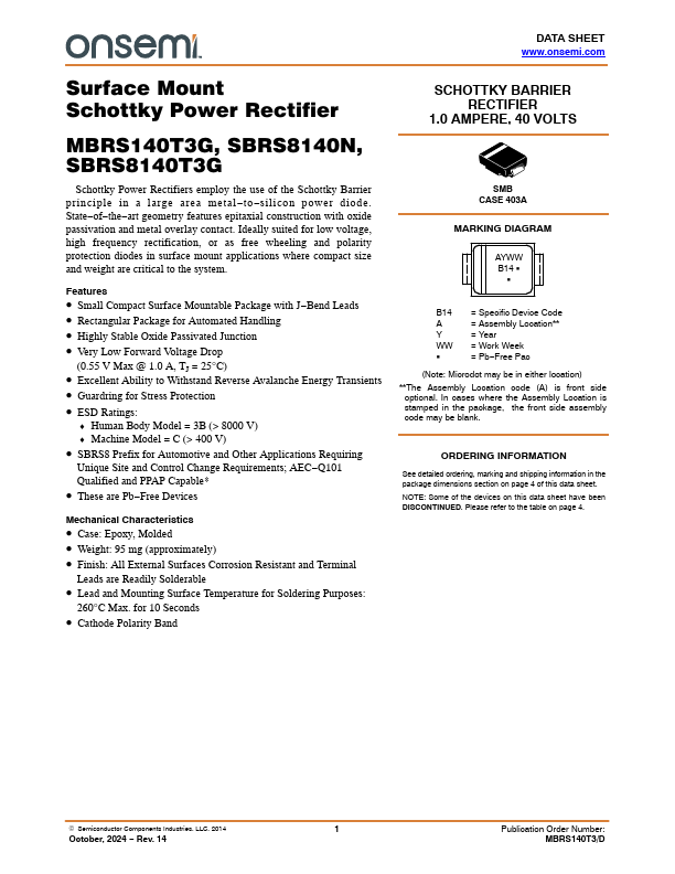 SBRS8140N Datasheet Preview