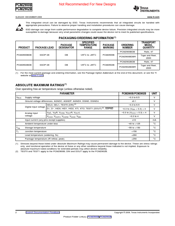 PCM2900B