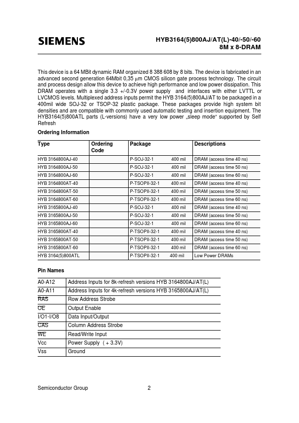 HYB3165800AT-40