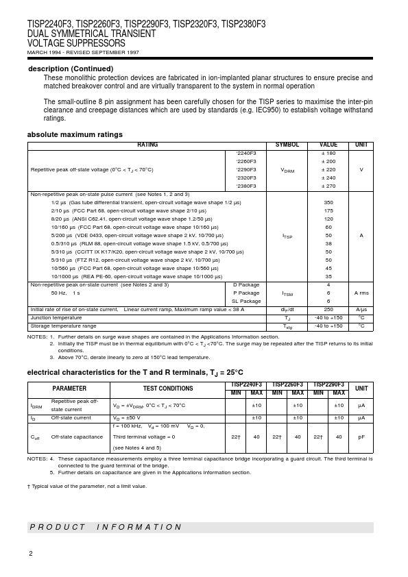 TISP2290F3