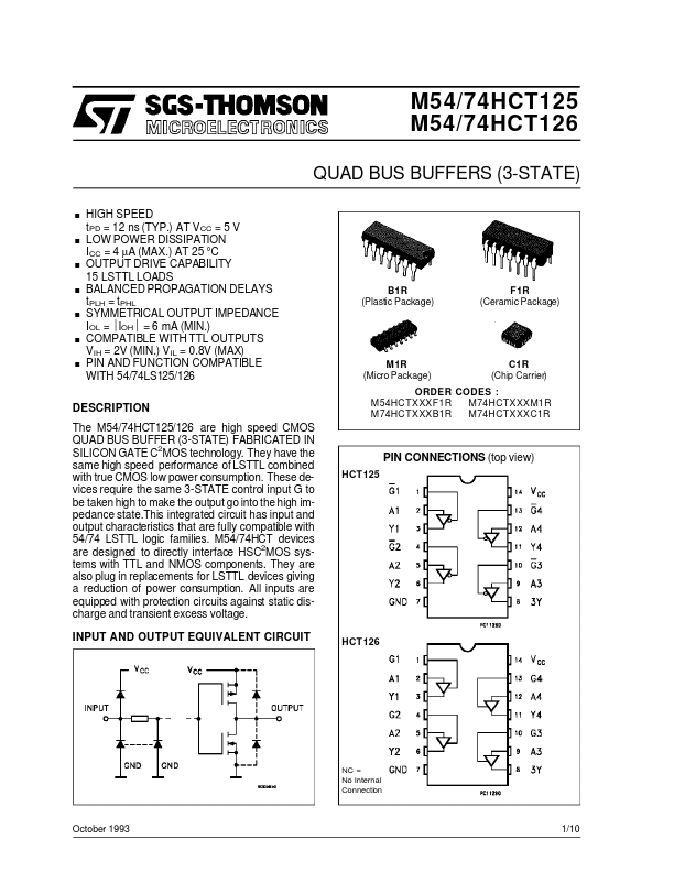 M54HCT126