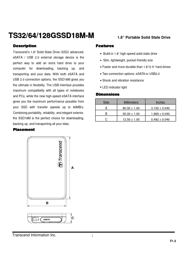 TS32GSSD18M-M