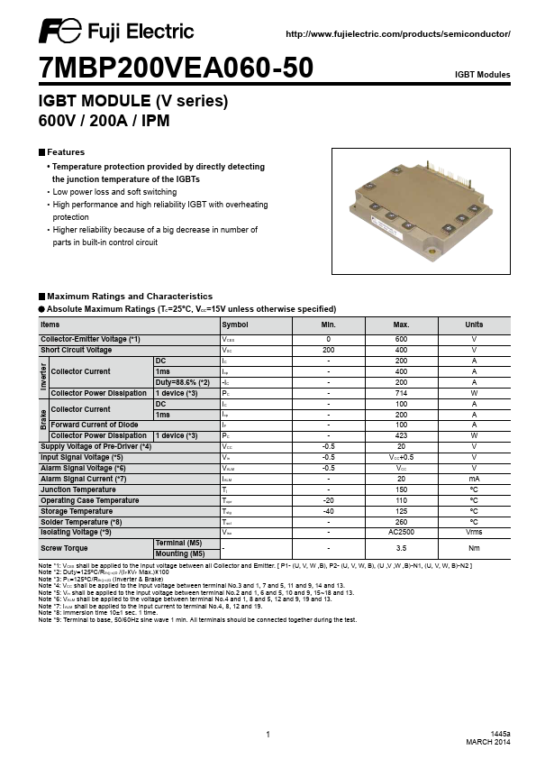 7MBP200VEA060-50