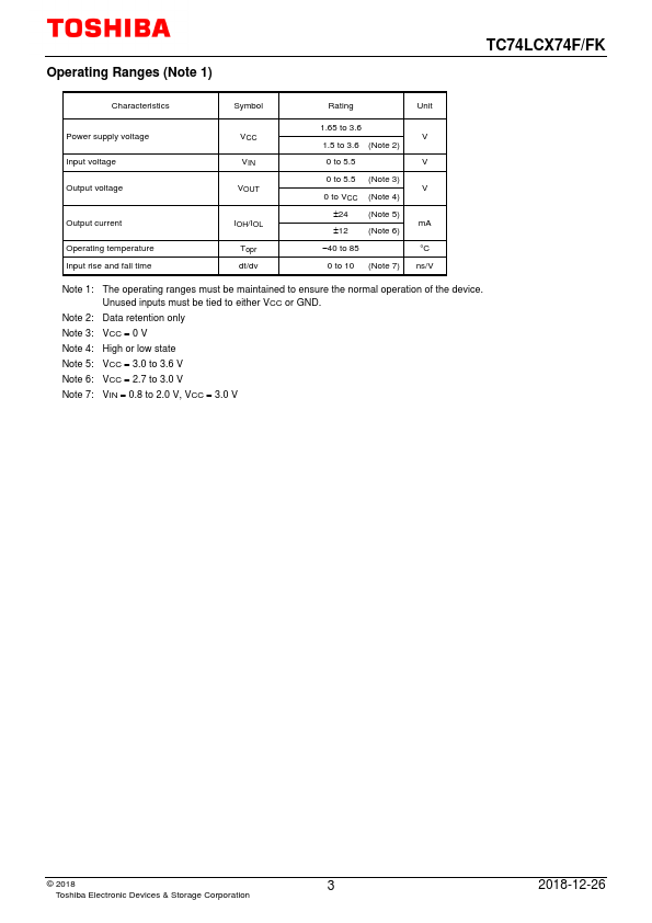 TC74LCX74F