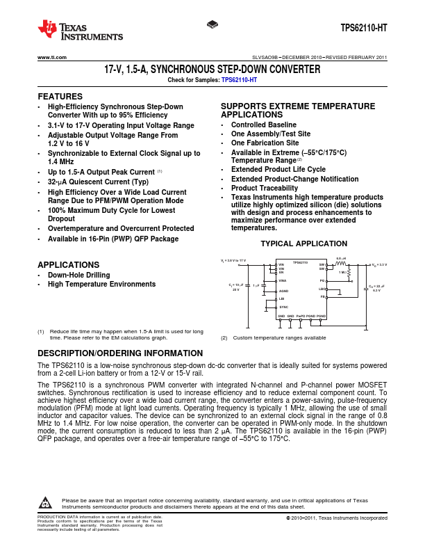 TPS62110-HT