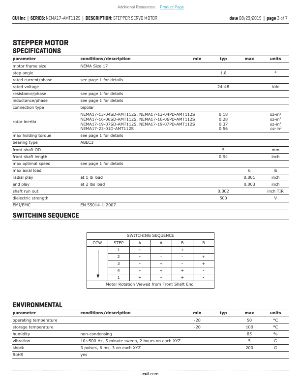 NEMA17-13-04PD-AMT112S