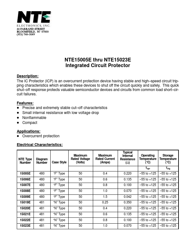 NTE15023E