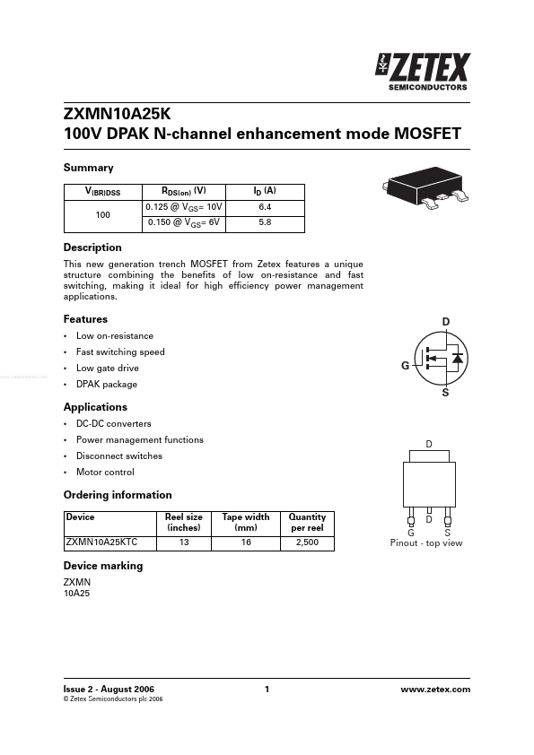 ZXMN10A25K