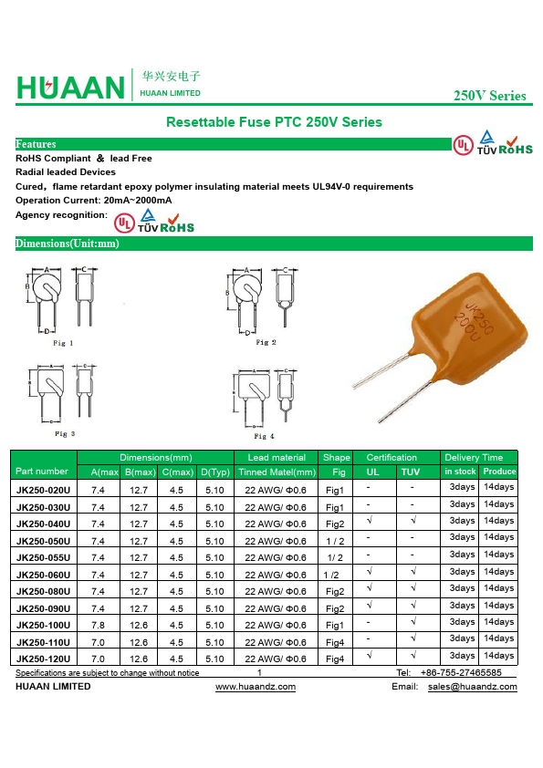 JK250-180U