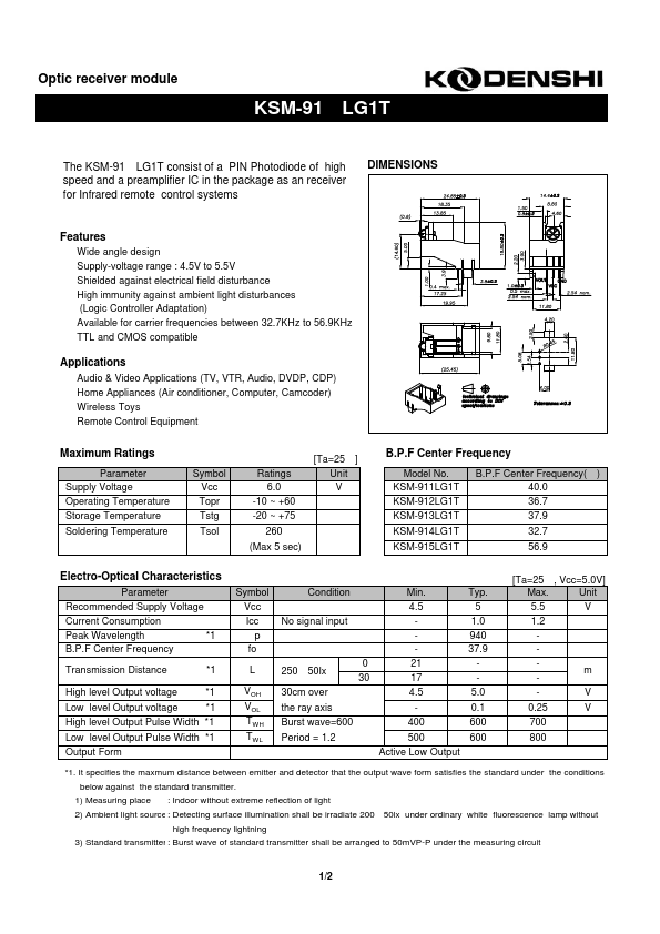 KSM-911LG1T