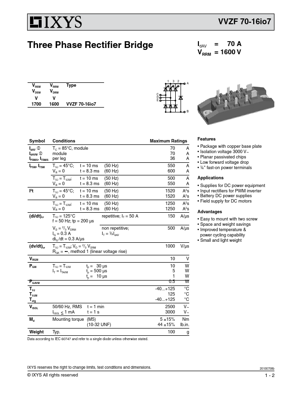 VVZF70-16io7