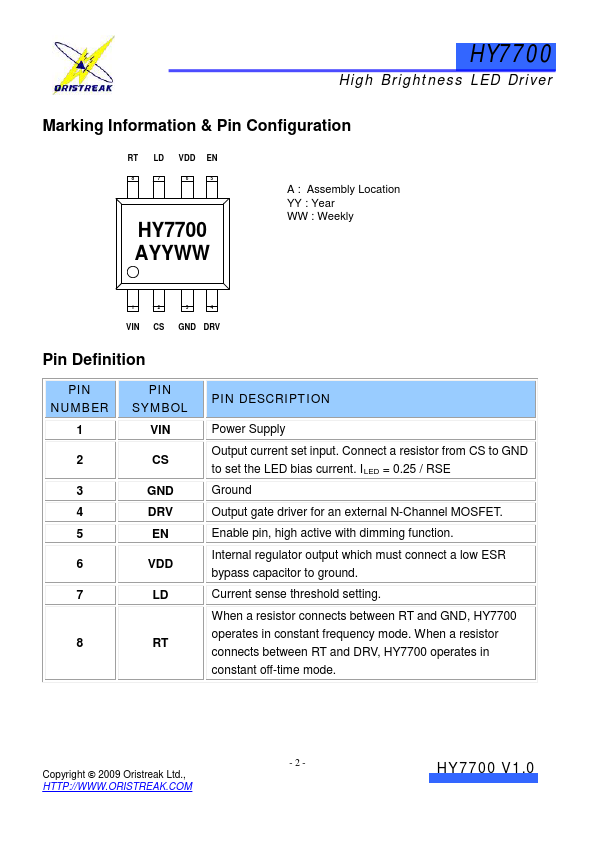 HY7700