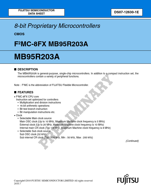 MB95R203A