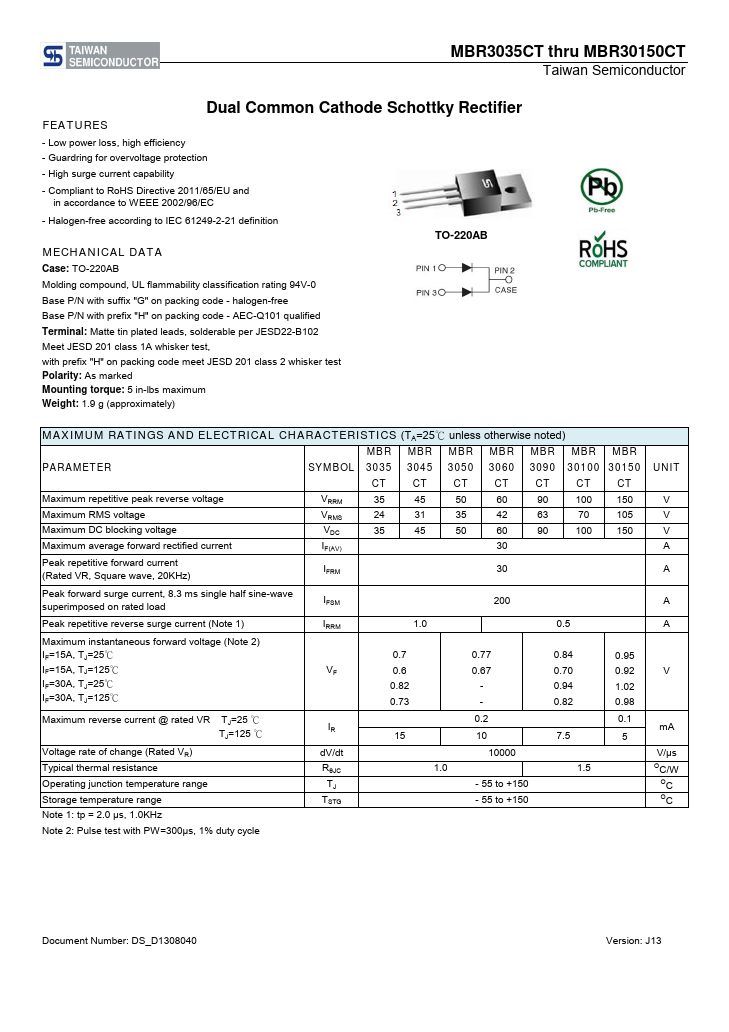 MBR30150CT