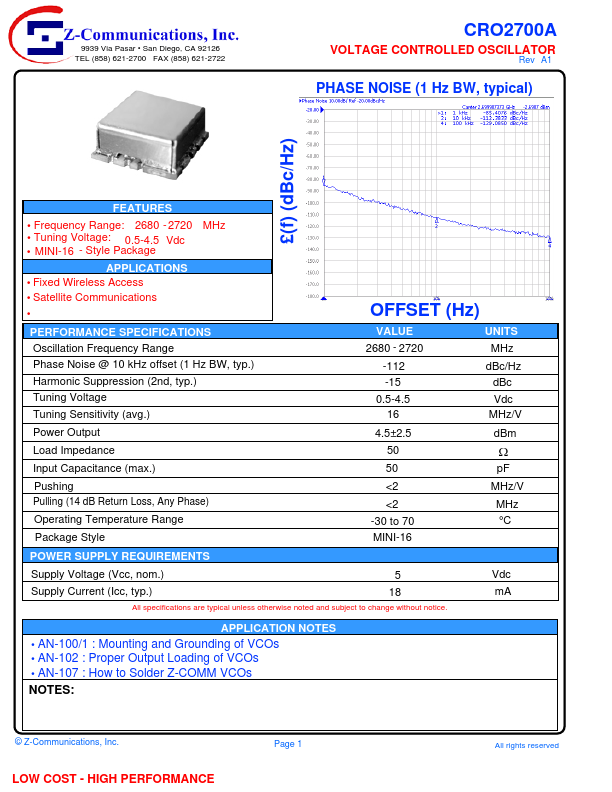 CRO2700A