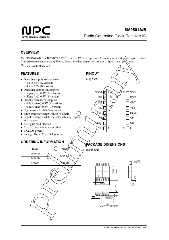 CF9501B