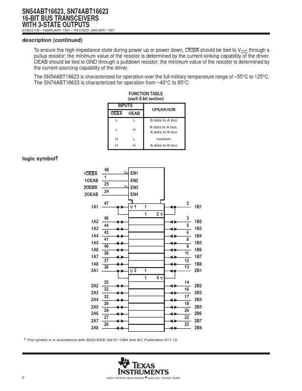 SN74ABT16623