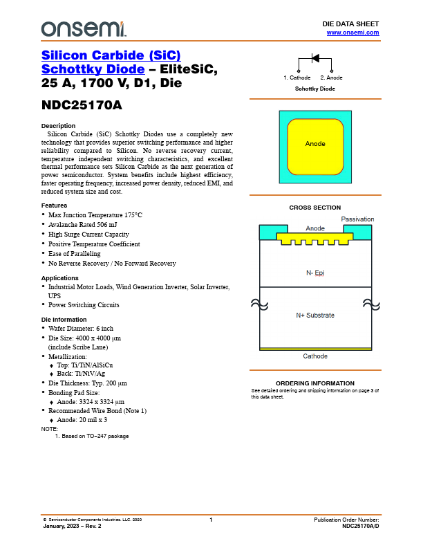 NDC25170A Datasheet Preview