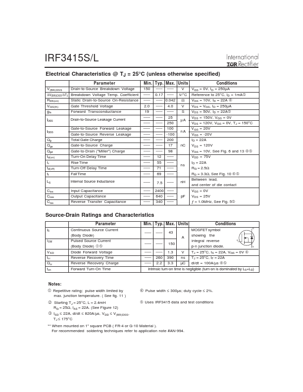 IRF3415S