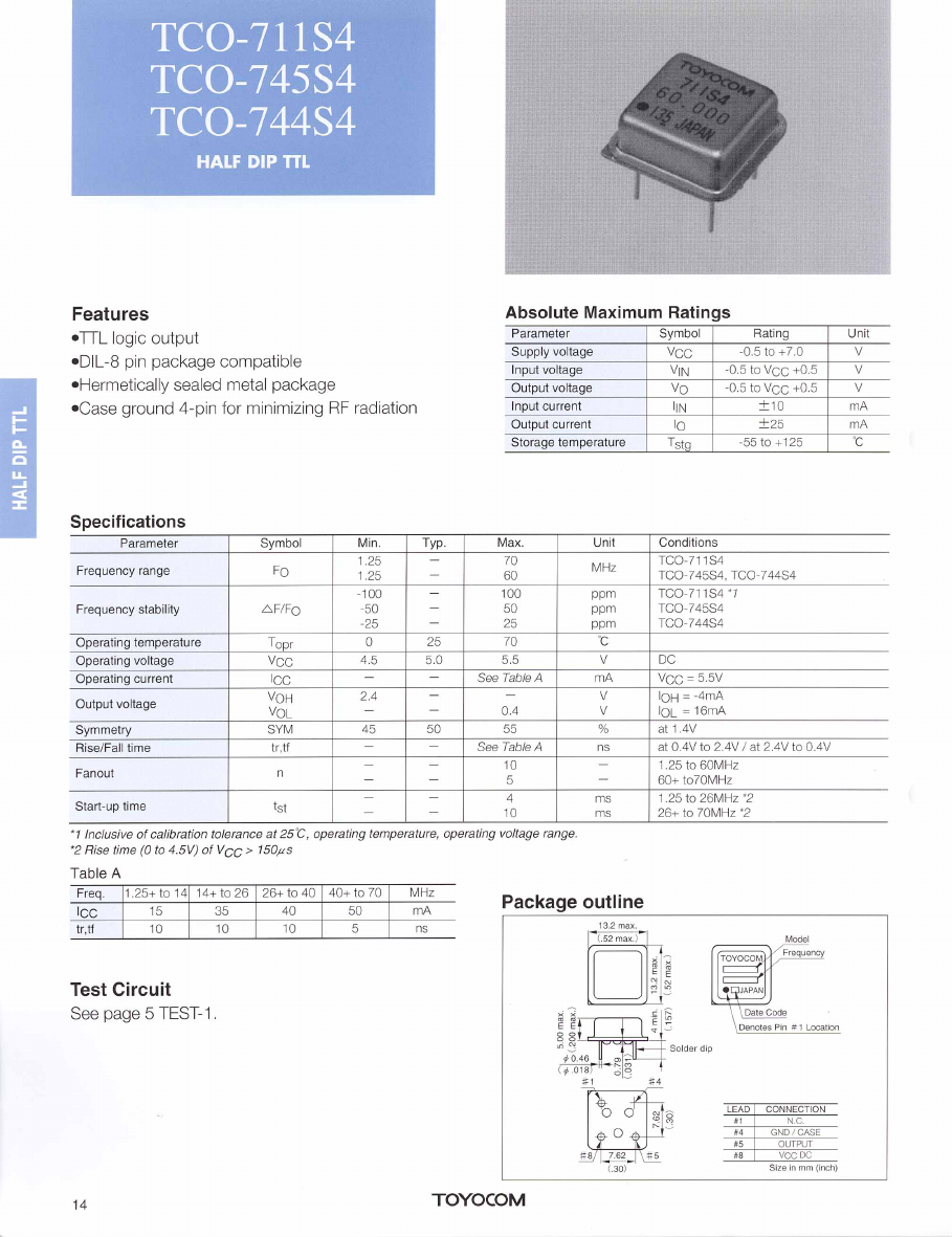 TCO-745S4