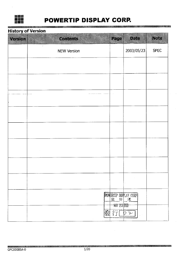 S-GFC00085A-0