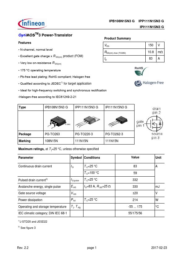 IPI111N15N3