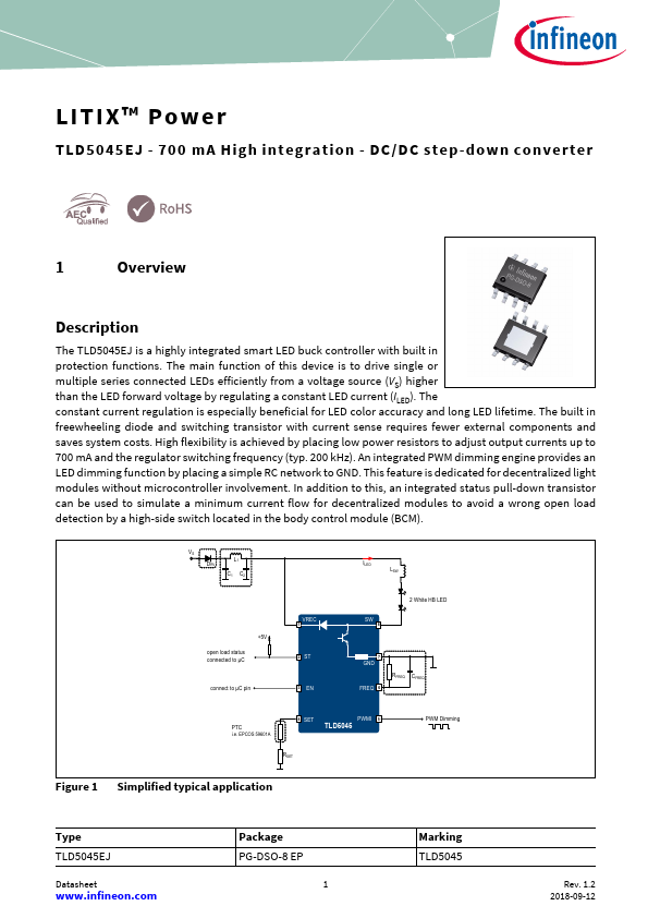 TLD5045EJ Datasheet Preview