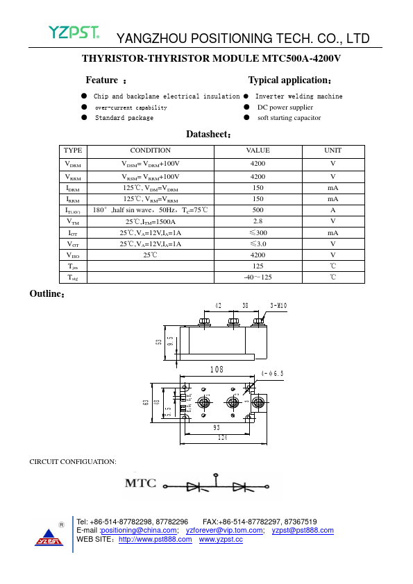 MTC500A-4200V