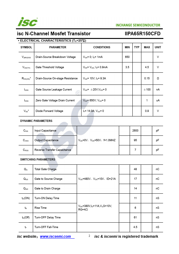 IIPA65R150CFD