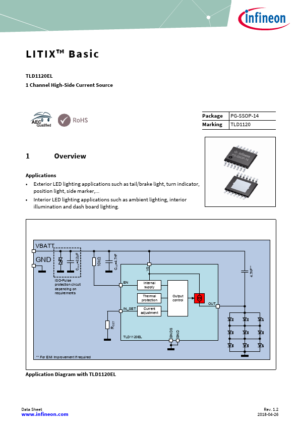 TLD1120 Datasheet Preview