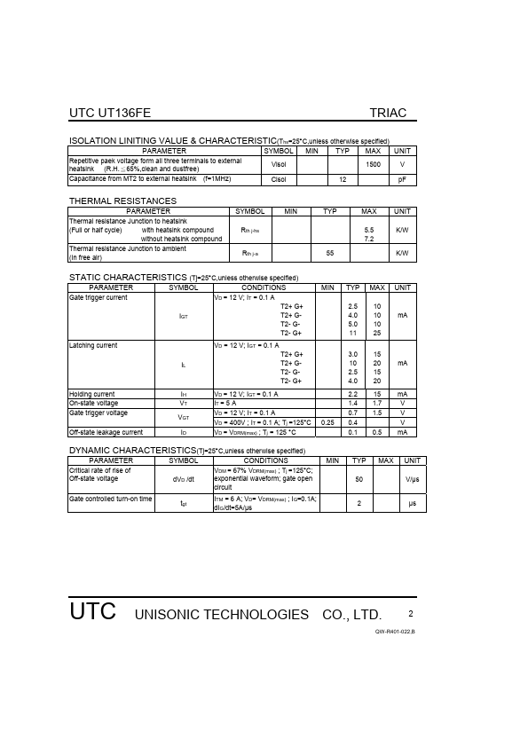 UT136FE