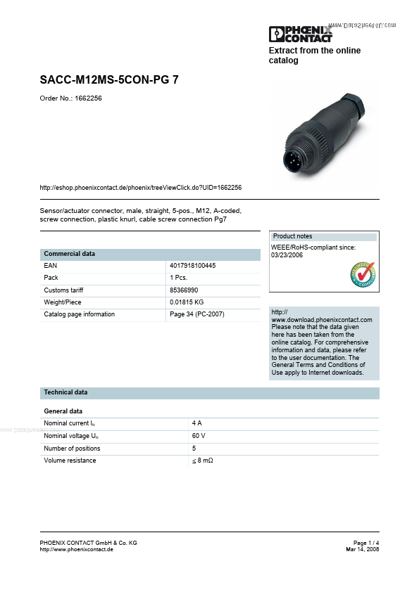 M12MS-5CON-PG7