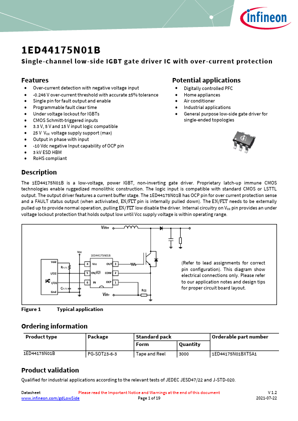 1ED44175N01B Datasheet Preview