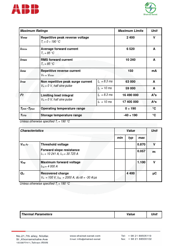 5SDD65H2400 page 2 preview