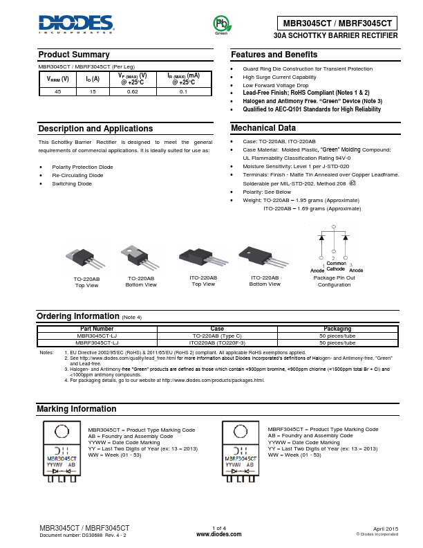 MBRF3045CT