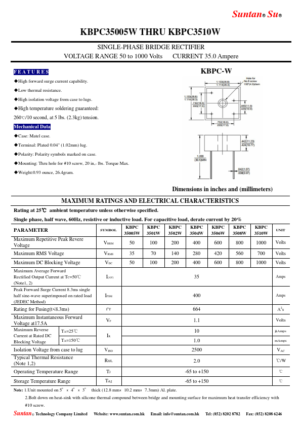 KBPC3501W